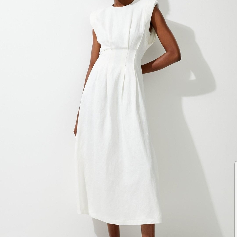 Karen Millen White Midi Dress